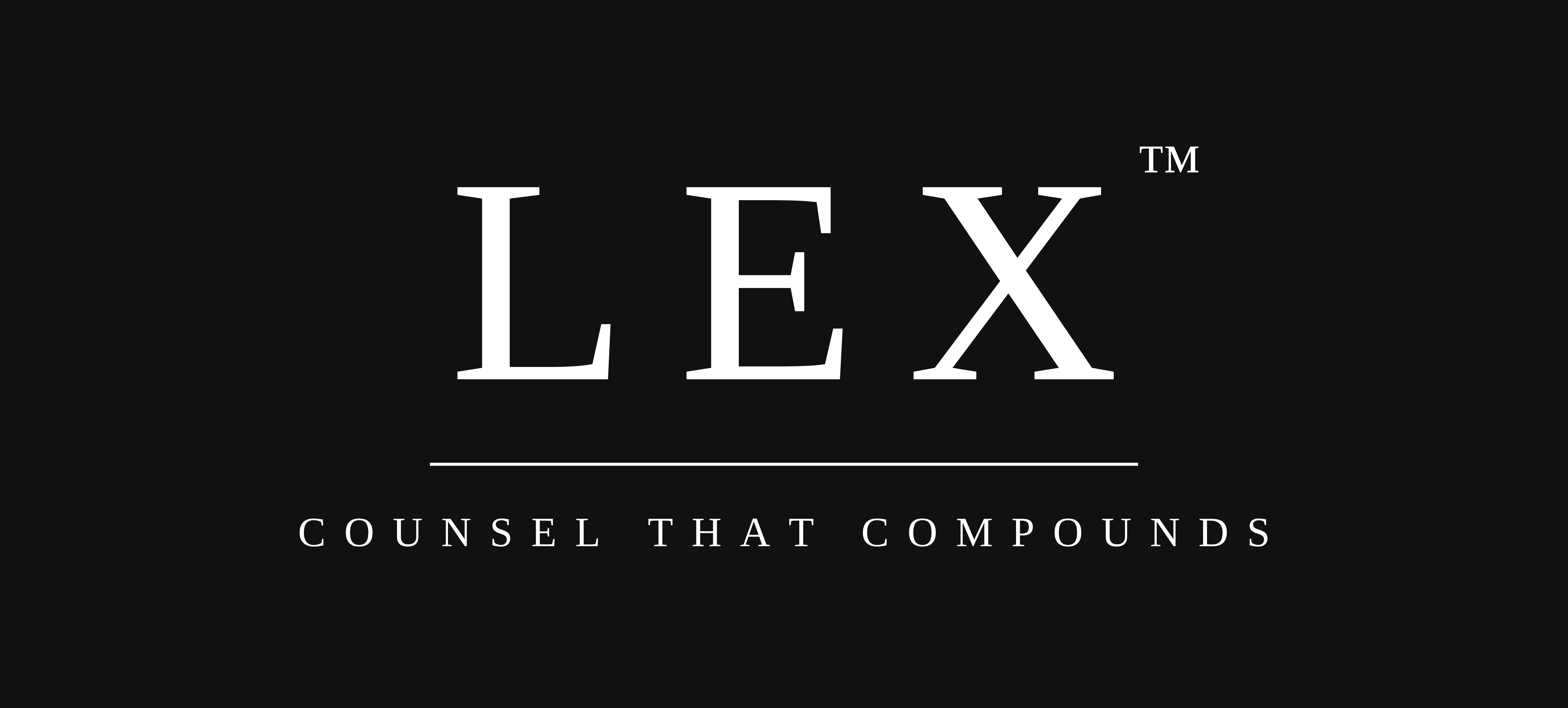 LEX — Counsel that compounds